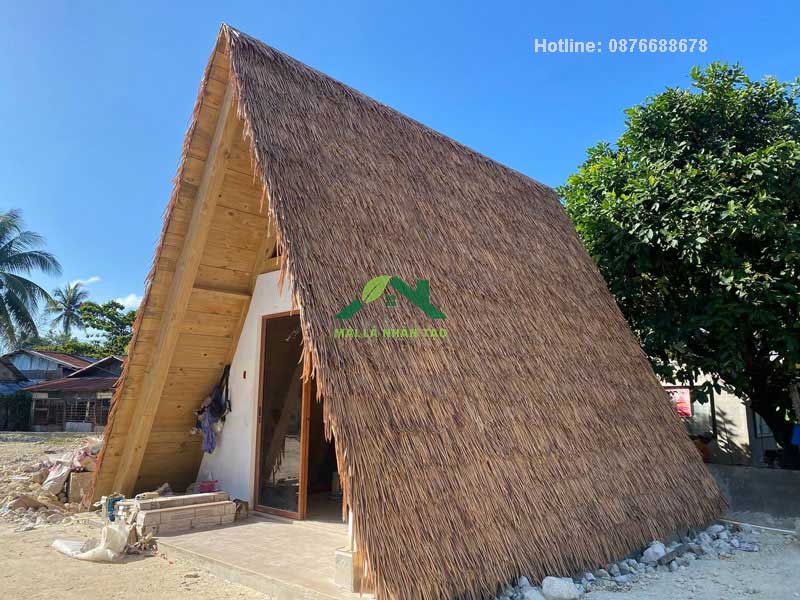 Nhà vườn nhà mái tranh nhân tạo